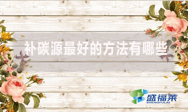 補碳源最好的方法有哪些？